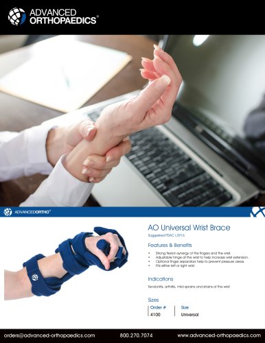 AO Universal Wrist Brace