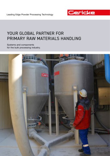 PRIMARY RAW MATERIALS HANDLING