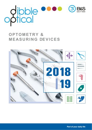 OPTOMETRY &MEASURING DEVICES