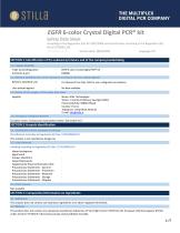EGFR 6-color Crystal Digital PCR™ kit