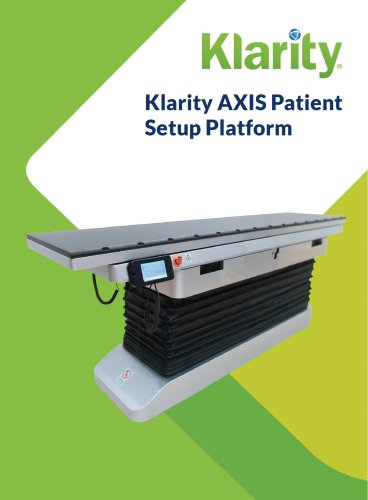 Klarity AXIS Patient Setup Platform