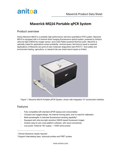 Maverick MQ16 Portable qPCR System