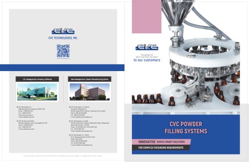 CVC POWDER FILLING SYSTEMS