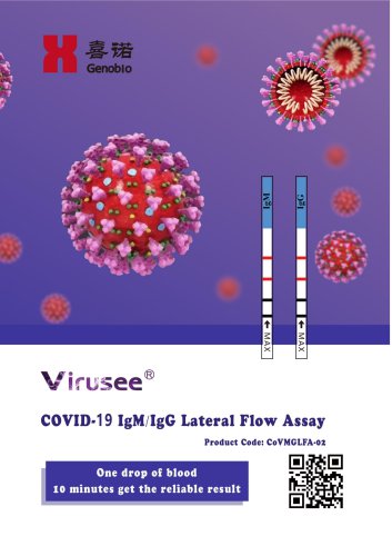 Genobio COVID-19 IgM/IgG Lateral Flow Assay (Strip Format)