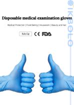 nitrile gloves / medical / PVC / powder-free