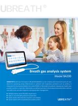 UBREATH Breath Gas Analysis System BA200 FeNo FeCo CaNo