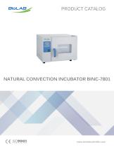 NATURAL CONVECTION INCUBATOR BINC-7801