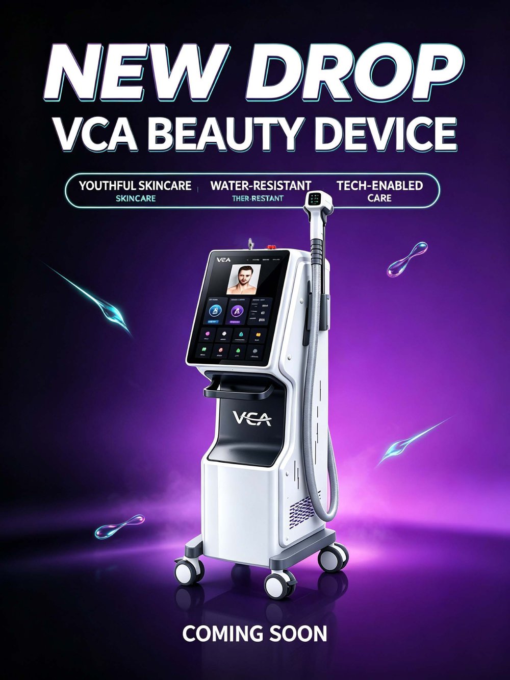4 Wavelength Diode Laser Hair Removal (755/808/940/1064)  VNL-8 - Beijing VCA Laser