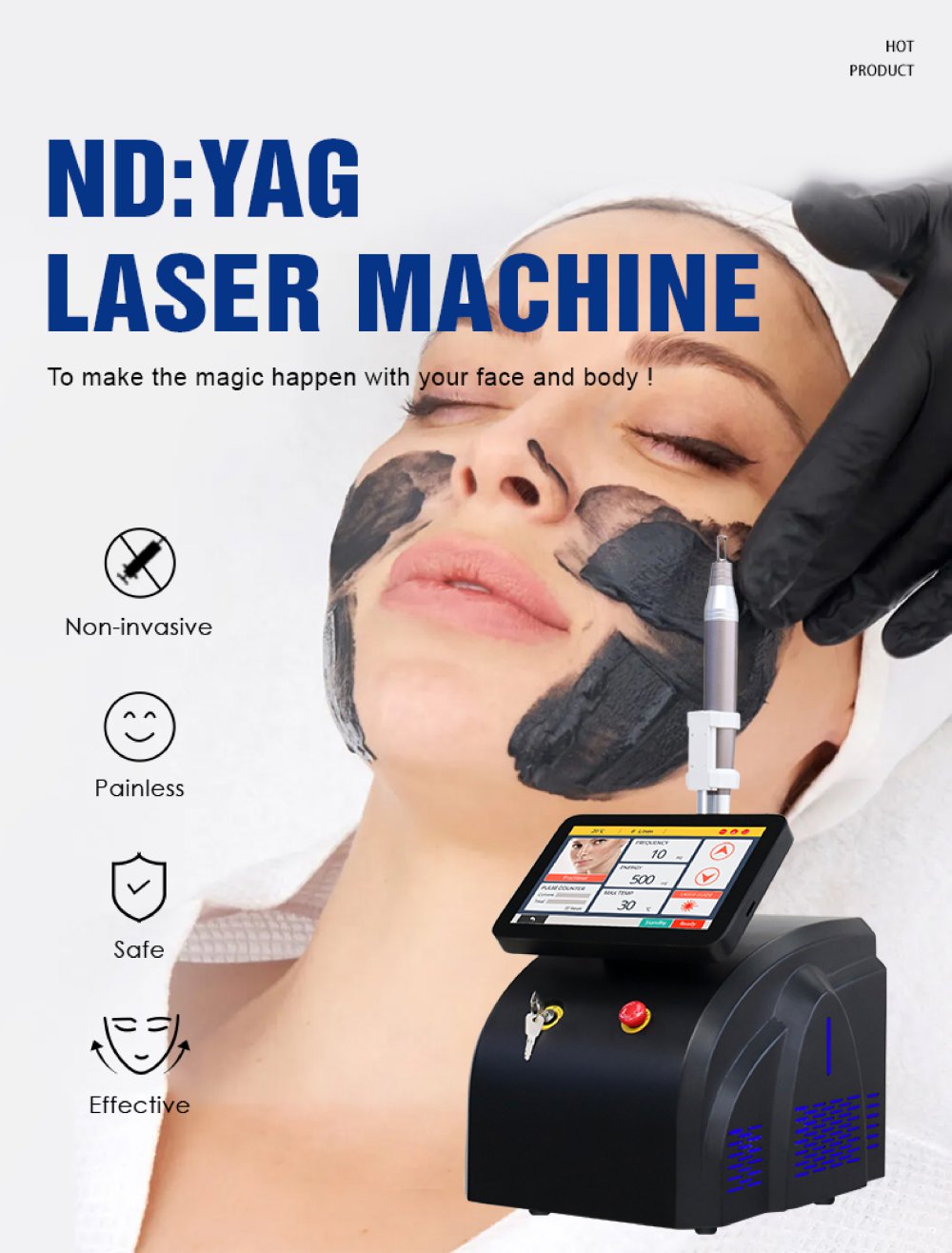 Picosecond Nd YAG Laser Tattoo Removal Skin Rejuvenation PICO VY12 - Beijing VCA Laser