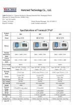 VentMed CPAP, BIPAP catalogue