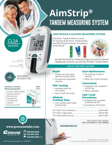 AimStrip® TANDEM MEASURING SYSTEM