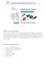 Pad defibrillation electrode AMD-DD-OF0009-X