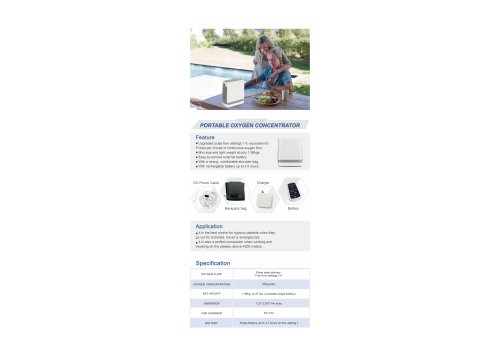 Portable oxygen concentrator