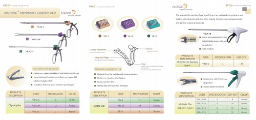 Disposable Ligating Clip XNY NOVA YBJQ