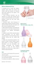 Silicone menstrual cup