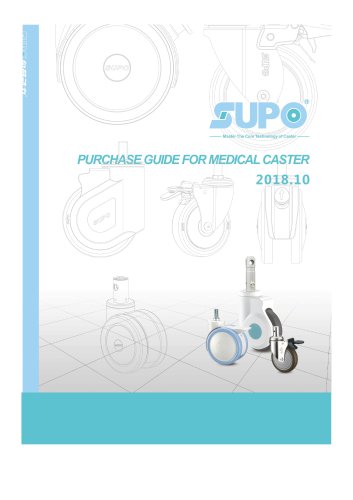 SUPO Medical Caster Catalog