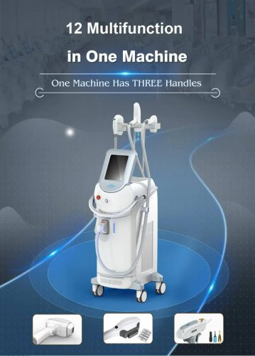 IPL SHR+Diode+ND YAG Multifunctional laser beauty machine