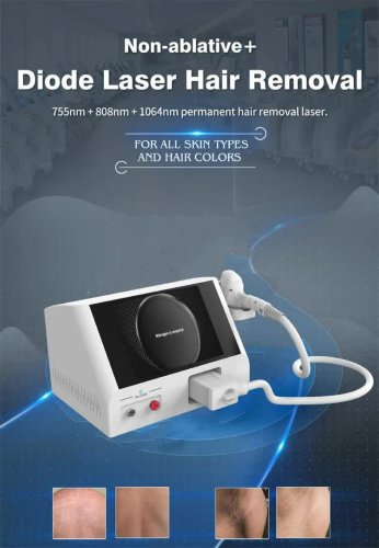 Trilaser Diode Hair Removal Machine