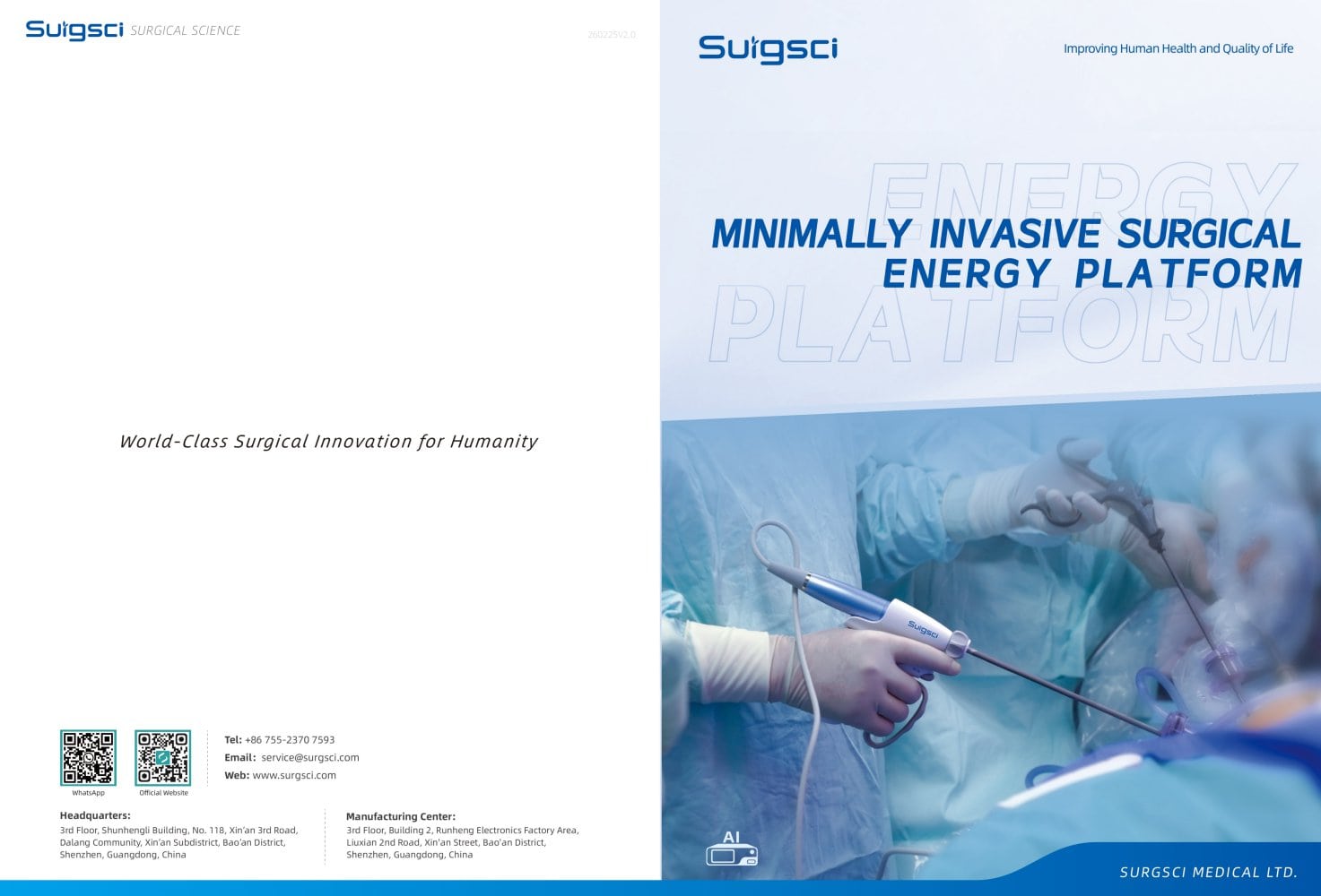Surgsci Minimally Invasive Surgical Energy Platform  - Surgsci Medical