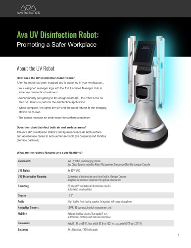 Ava UV Disinfection Robot