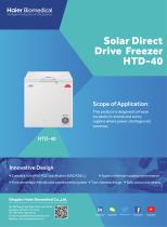 Haier Solar Direct Drive  Freezer HTD-40 V6