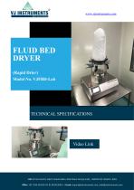 FLUID BED DRYER