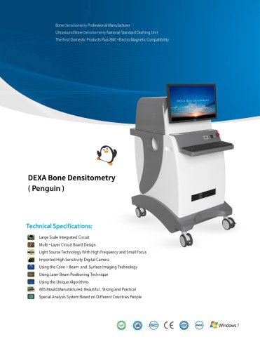 DXA Bone densitometry measuring bone density through forearm