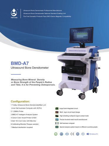 ultrasound bone densitometer for heel