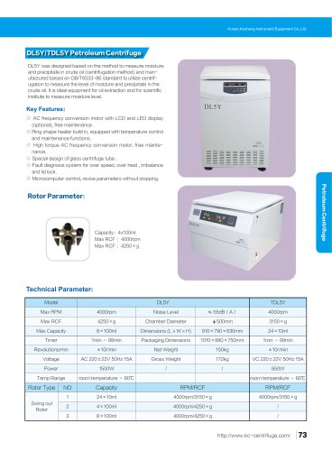 Low speed special centrifuge