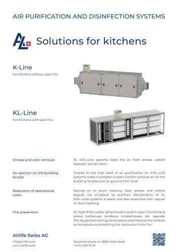 K/KL-Line. Solutions for kitchens