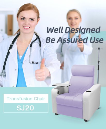 SJ20 Patient Clinic Hospital Adjustable Infusion Transfusion Medical Recliner Chair