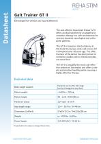 Gait Trainer GTII - Datasheet