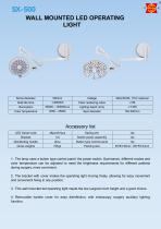 Suxin SX-500 Wall and petal operating light