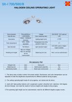Suxin SX-700&500 halogen operating light