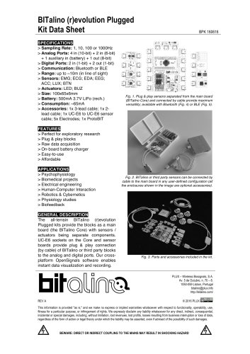 BITalino Plugged Datasheet