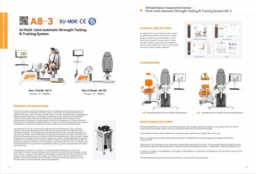 A8-3 Al Multi-Joint Isokinetic Strength Testing & Training System