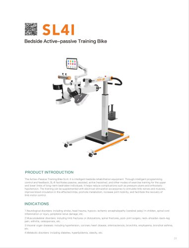 Yeecon SL4I Bedside Rehab Bike