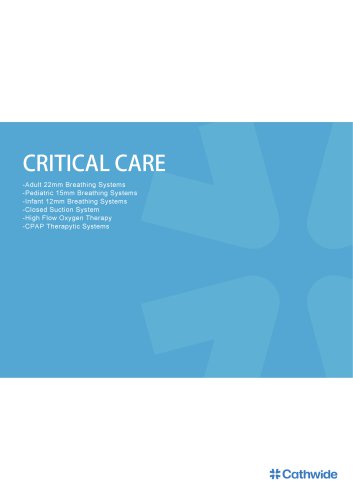 Critical Care/CPAP Therapy/HFNC