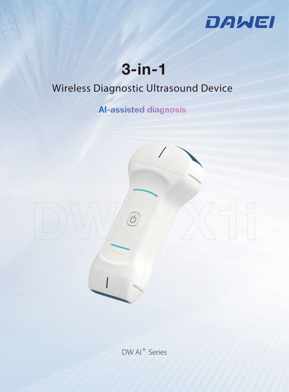 3-in-1 Wireless Diagnostic Ultrasound Device - Dawei Medical