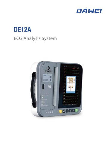 DE12A 12-lead ECG Machine