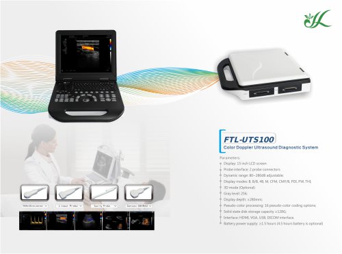 Fatali Medical Color Doppler Ultrasound Diagnostic System FTL-UTS100