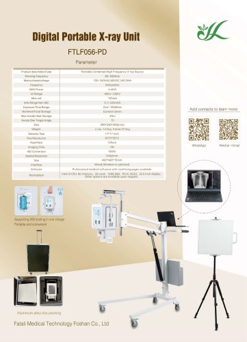 Fatali Medical Digital Portable X-ray Unit FTLF056-PD