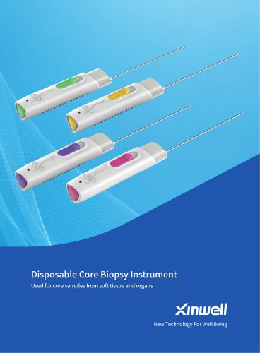 Disposable Core Biopsy Instrument