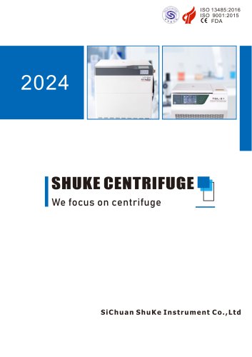 Shuke Centrifuge Catalog 2024