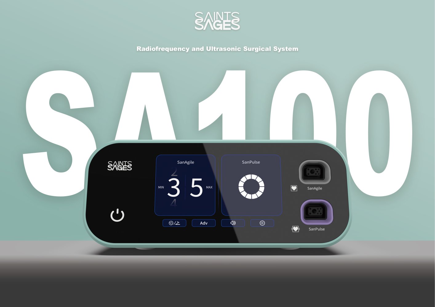 Bipolar coagulation electrosurgical unit SA100 - Shanghai Saints Sages Surgical
