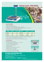 Tabletop Scales : NPW SERIES