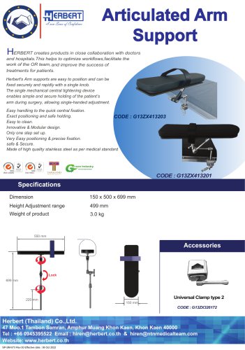 Articulated Arm Support