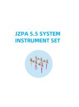 JZPA 5.5 Spine System Instrument Set 93329901