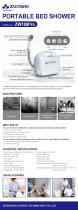 Zuowei bed shower ZW186Pro