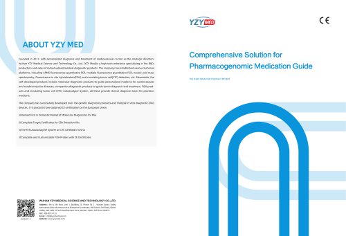 YZY MED- Pharmagenomic Test Comprehensive Solution